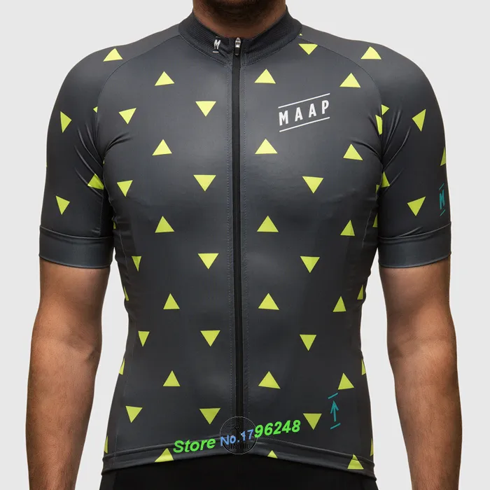 Venta al por mayor-Cualquier estilo 2015 Nuevo MAAP RACING Team PRO Ciclismo Jersey / Equipo de ciclismo / Ropa de ciclismo / Almohadilla de gel 3D
