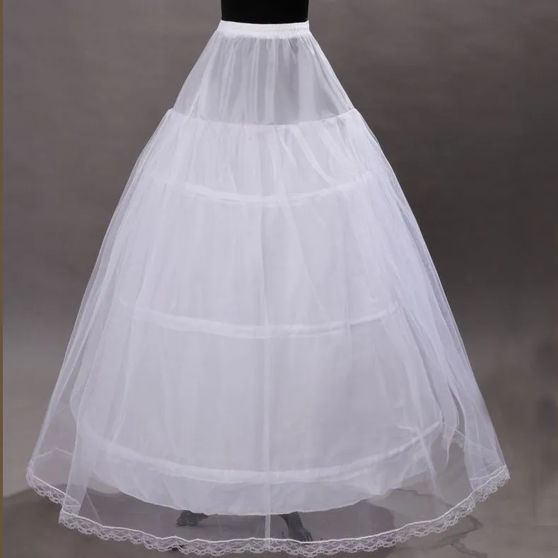 Billigt i lager Brudlistiska petticoat tiers Cascading Ruffles Ball Gown Petticoat 2016 New Crinoline Petticoat Under Bridal Wedding Dres234J