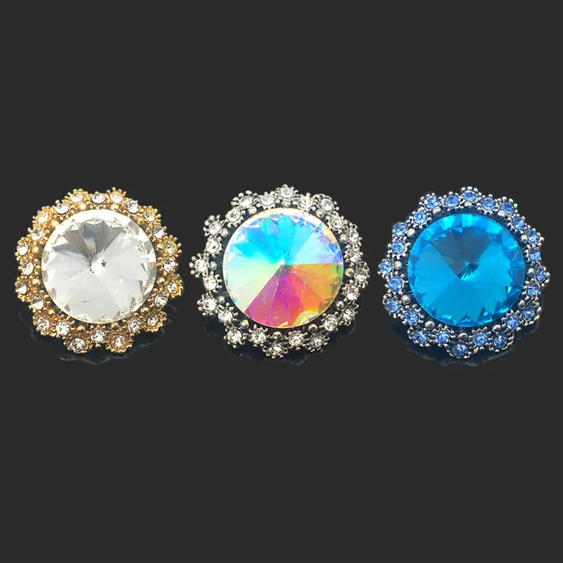 Exquisite Buttons Manufacturing DHgate.com:Exquisite Silver-Tone Rhinestone Metal Button for Snap ...