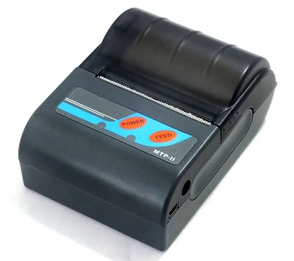 Mini-imprimante thermique d'étiquettes portables 57mm, papier autocollant  sans encre, Bluetooth, pour téléphone Portable