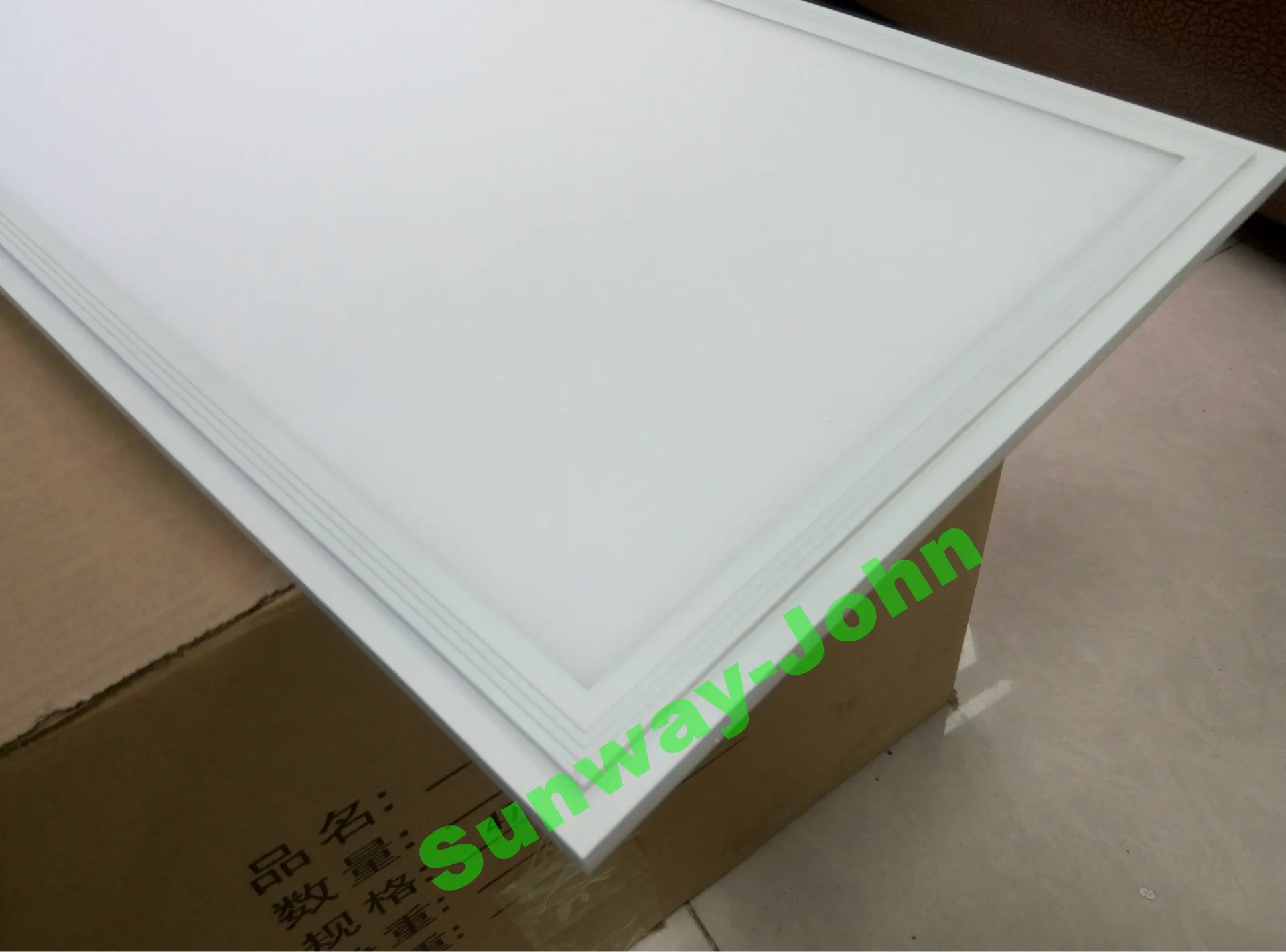 CE UL White Frame 2x2 2x4 LED-panellampor 600x600mm 36W 48 54W 72W Flat LED takpanel Ljus Varm Natur Vit AC85-265V