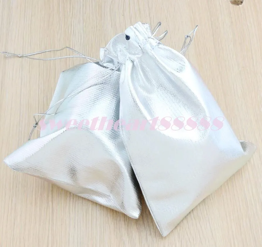 Gauze Satin Jewelry Bags Jewelry Silver/Gold Plated Christmas Gift Pouches Bag 7X9cm 9x12cm 13x18cm