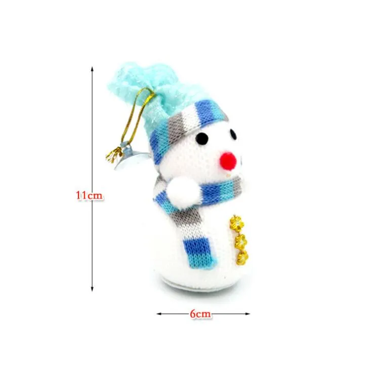 11 * 6 CM Kerstmis Sneeuwpop Speelgoed Doll Kerstboom Widget Kerstdecoratie Geschenken Kerstpoppen Little Size CS014