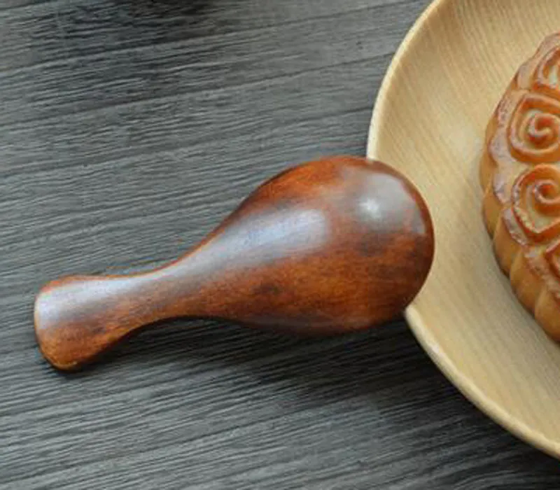 Wooden Mini-spoon, Schima Superba Small Teaspoon Originality Cooking Tools Wooden Dinnerware Burlywood 8*3.5cm 