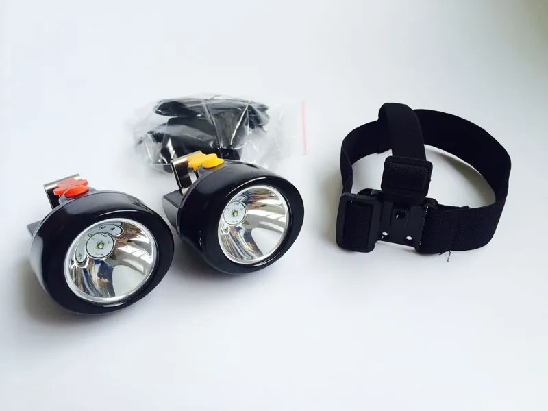 40 stuks/perceel LED -mijnbouwkoppen Portable KL2.8lm (A) Buiten draadloos draadloze jachtcampinglamp Miner Cap Light