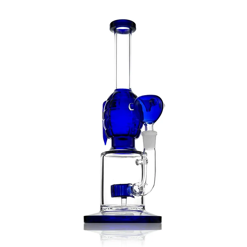Top Selling Oil Rig Bomb Form Glas Vattenrör för rökning med 11 tum 14mm kvinnlig led