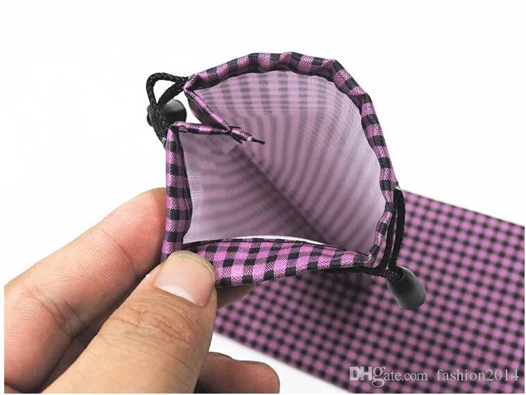  High quality 18*9cm waterproof sunglasses pouch soft eyeglasses bag glasses case many colors mixed