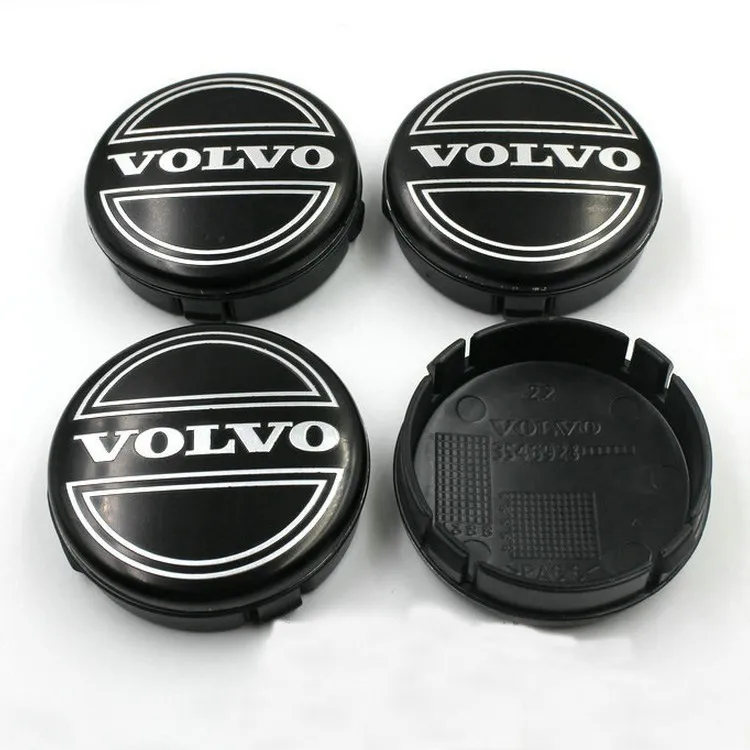 Set Of 4 Volvo Wheel Center Caps 64mm Hub Covers With Car Emblem For ...