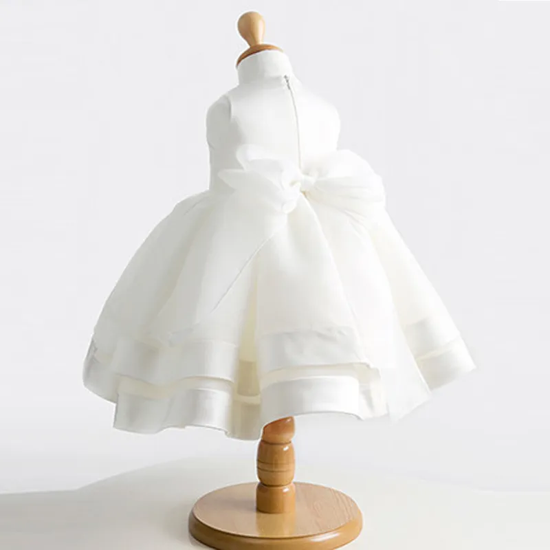 Top qualité nouvelle fille de fleur robes pour bébé enfants princesse filles robes Pageant enfants formelle robe de soirée de mariage
