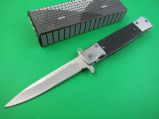 KS931A Outdoor Camping Survival Folding Knife Hunting 5CR13Mov blade 56-58HRC Gift Knives with White box packing