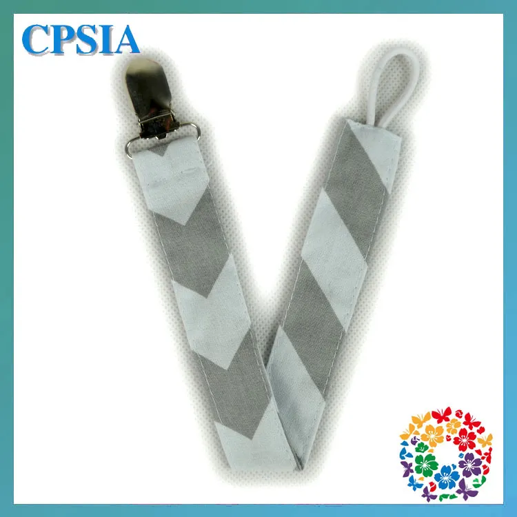 Clip ciuccio Chevron bambini bambini piccoli clips del ciuccio di cotone 100 accessori la sicurezza in cotone bambini Swings baby clips b0017873497