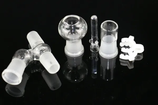 Nieuwe Collectie Catcher Adapter Andere roken Accessoires Fabrikant 14 mm / 18mm Glas Drop Down Oil Rigs Adapters