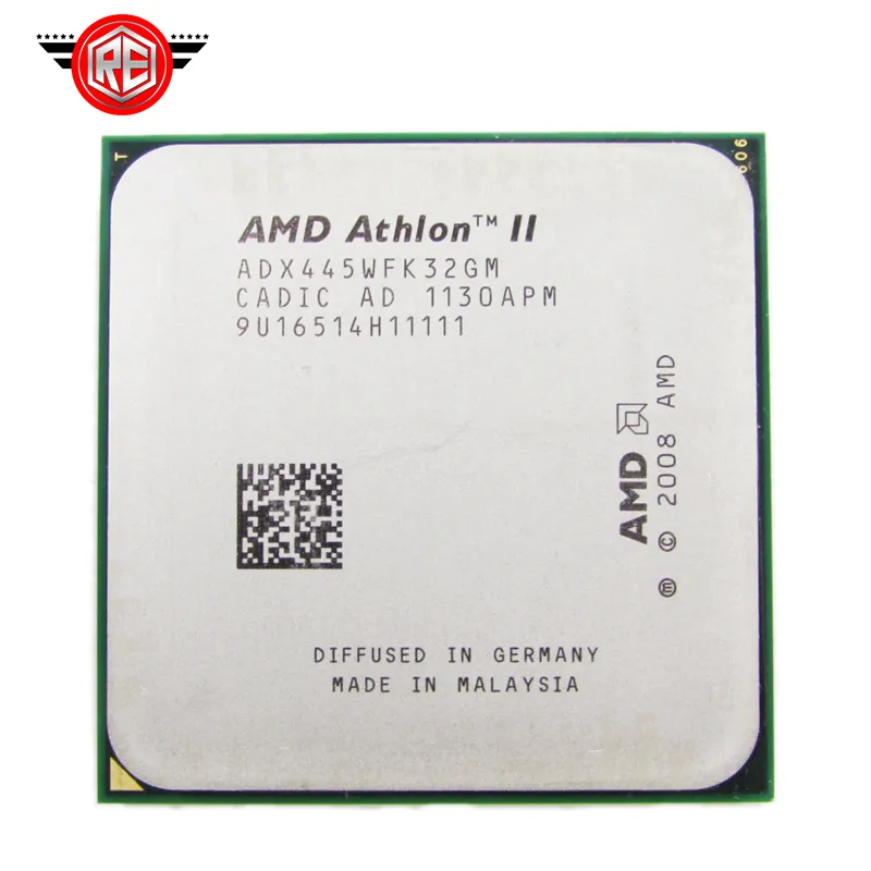 AMD Athlon II X3 445 Processor 3.1GHz 1.5 MB L2 Cache Socket AM3 Triple-Core Scattered Pieces CPU