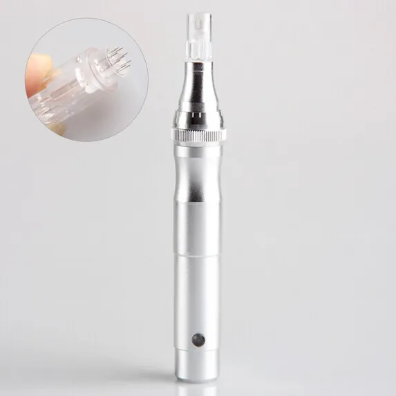 Stylo électrique automatique de thérapie de stylo de Derma timbre Anti-âge de Micro aiguilles faciales stylo électrique avec l'emballage de détail JJD1845