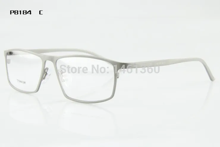 brand glasses designer titanium prescription eyeglasses frame fashion optical full 2016 new arrival P8184