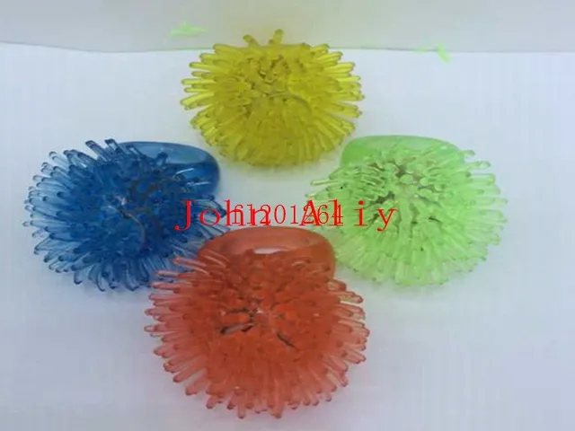 Soft Jelly Glowing In The Dark LED Glow Finger Rings Light For Wedding Birthday Party Favor