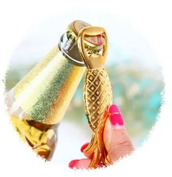 Gold Tropical Pineapple Bottle Opener Beach Bridal Wedding Favors Souvenir Gifts Event Party Supplies