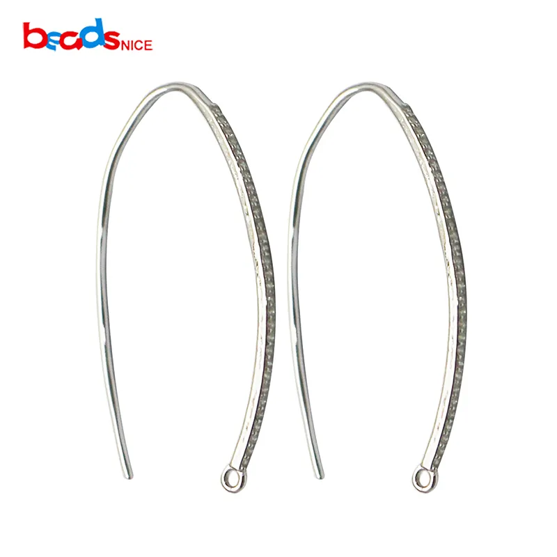 BeadSnice Genuine Solid 925 Sterling Zilveren Oorbel Haak Earring Draad DIY Oorbel Accessoires Sieraden Bevindingen ID36582