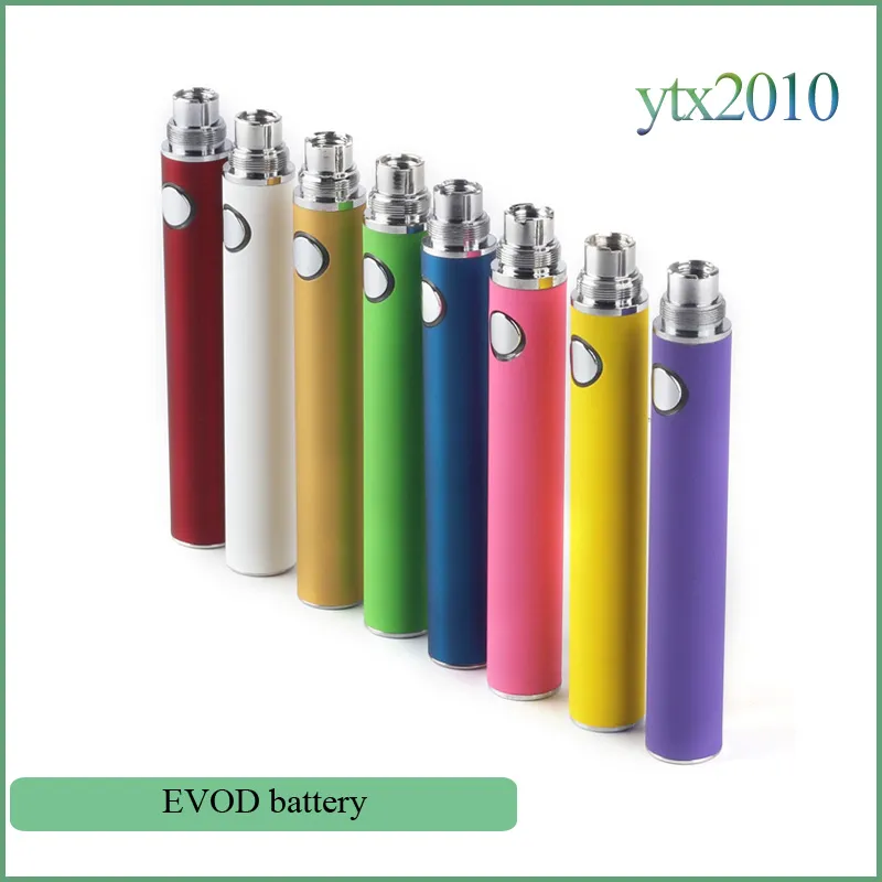 Evod Battery Electronic Cigarettes For MT3 Ce4 Ce5 Vaporizer E cig Kit 900mah E cigarette Battery For Starter kit DHL