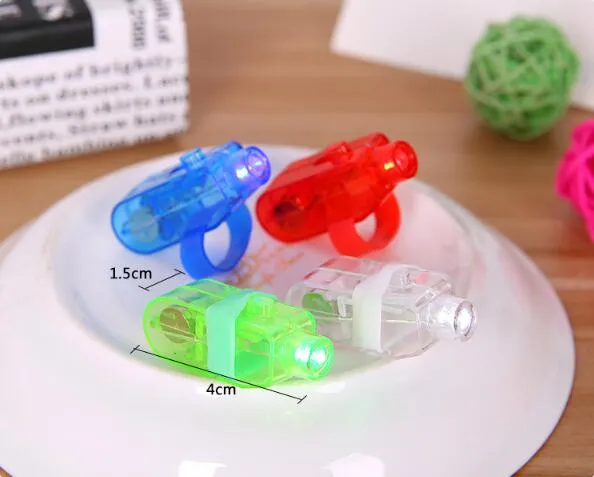 LED Bright Finger beams Ring Lights Rave Party Glow LED fingers toys Finger Ring gifts Lights Glow Laser Finger Beams LED Flashing2041126