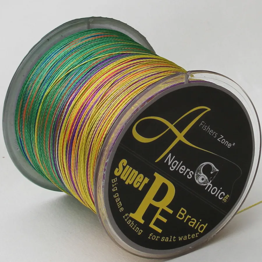 Premium Japanese Multifilament PE Braided Fishing Line Fishing Line 500M Length, 10 100LB