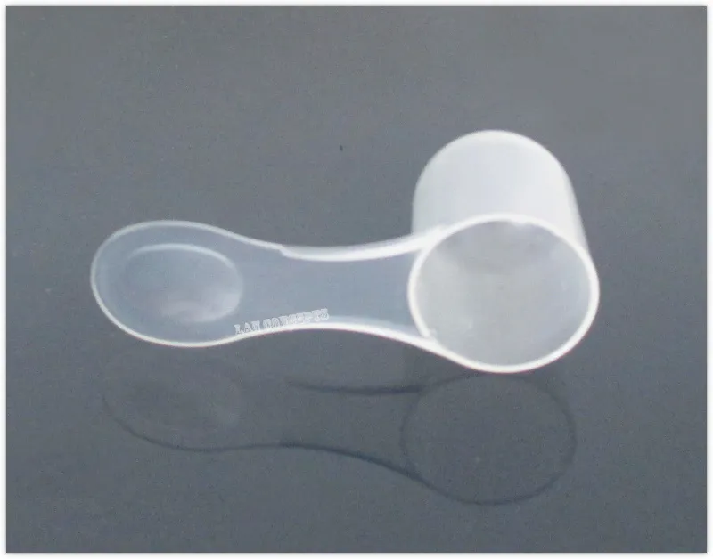 10g gram 20ML HDPE Spoon Plastic Scoop Measuring Tool for Liquid medical powder transparent lot OP947B8569509