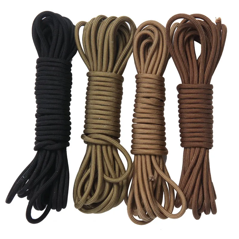 Free shipping Mil-Spec Nylon Rope 4.5mm heavy and strong for belt/strapping/packaging/climbing/parachuting and all DIY activity