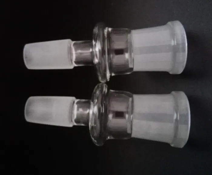 Glazen Bong Adapter 14mm Man 18.8mm Vrouwelijke Glas bijlage voor Glas waskolf Waterleiding Connector