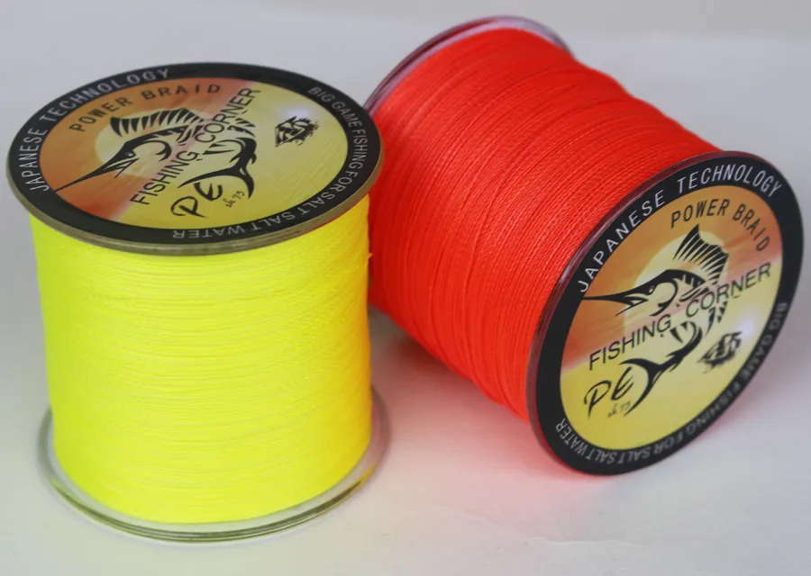 خط الصيد سوبر قوية اليابانية مضفر خط الصيد 500 م Multifilament PE المواد BRAIDED LINE 10-100L