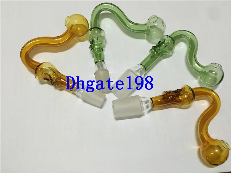 Bleu / rose / noir / jaune / clair Smoking Dogo gros eau bong 1418mm crâne bols pour fumer pipe bong mini plate-forme pétrolière percolateurs barboteur