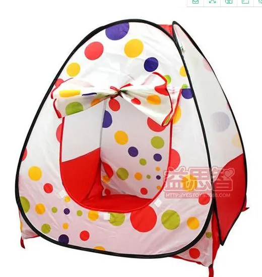 Children Kids Play Tents Outdoor Garden Folding Portable Toy Tent Indoor&Outdoor Pop Up Multicolor Independent House