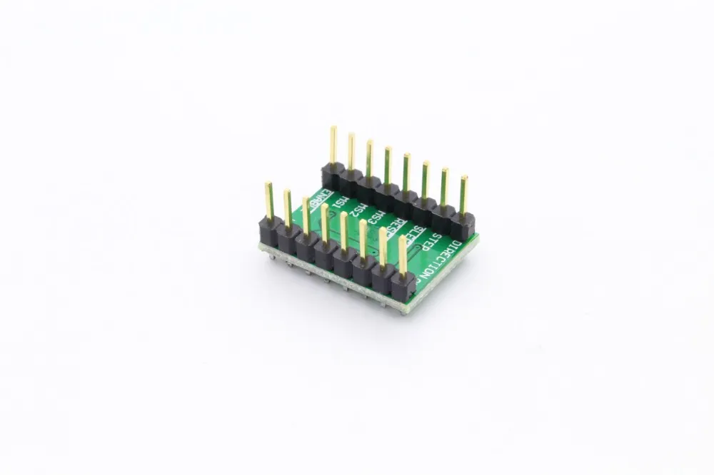 Wholesale-Reprap Stepper Driver A4988 Stepper Motor Driver + Heat Sink with sticker Free Shipping