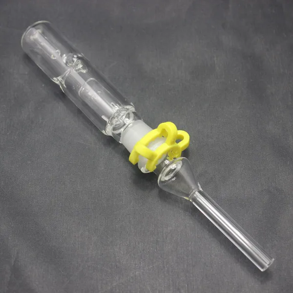 Mini Nectar Collector Glass Hookahs Bubbler Water Pipe With Glass Tip Nail and Keck Clip