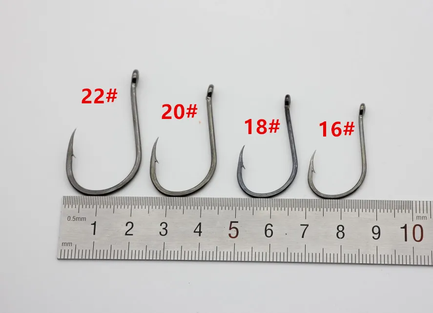 ROMPIN LOT fiskekrokar Högkolstål Kol svart bete Holder Fish Hook Set High Quality Barbed7107534