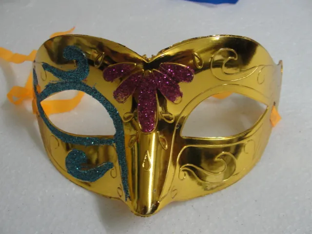 قناع نصف الوجه Halloween Masquerade Mask Male Venice Italy Paintball Painting Casks lot3145363