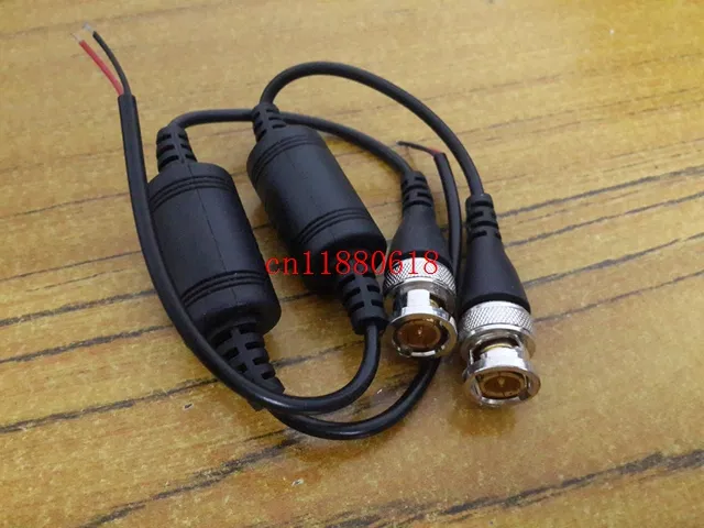 100 adet / grup (50 pairs) Ücretsiz Kargo Tek Kanallı Pasif Telsiz CCTV Video Balun UTP-602B Video Üzerinde CAT5 Kablo BNC erkek