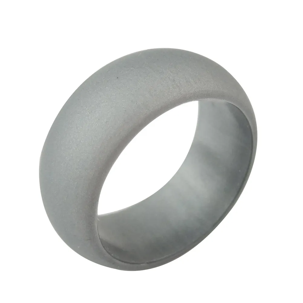 Groothandel siliconen trouwringen vrouwen mannen hypoallergeen o-ring band comfortabele lichtweigh ring voor paar mode ontwerp sieraden in bulk