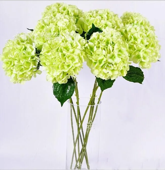 Stile europeo pastorale bianco fiore di seta artificiale bouquet di ortensie decorazioni matrimoni i
