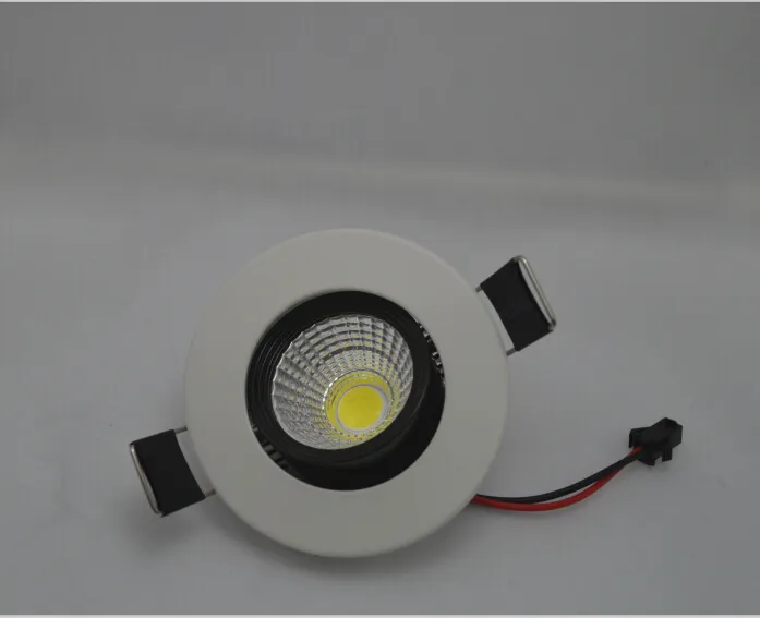 Wholesale 2 anos de garantia COB LED Downlight 3W / 5W / 7W / 10W / 15W LED Downlight Luminária Luminária LED Teto Luz