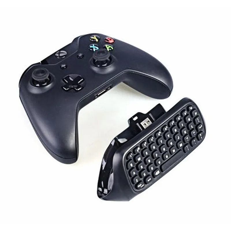 Bluetooth Mini Wireless Chatpad Message Message Game Controller Teclado para Xbox One Controller com receptor 24G 0102115209723