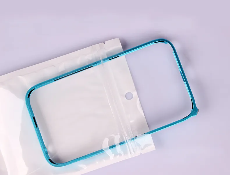 Samsungのためのiphone 8plus XのXケースDIYデザインPVCのプラスチック包装袋のための100ピースのカスタムバッグの小売りのジッパーバッグ