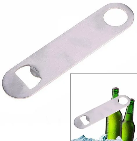 500 PCS Speed ​​Bottle Cap Opener Rostfritt stål Remover Bar Blade Opener