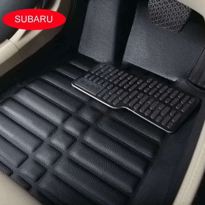 Bilmattor för Subaru Outback Legacy Car Floot Mats Mattor 3D Customized Foot Mats