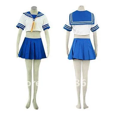 Ikki Tousen Kanu Unchou School Uniforml Cosplay Costume