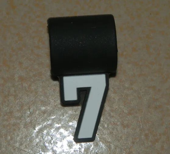 Numéro de baseball Pendants avec Silicone Charms Men Pendant pour le collier de baseball1850839