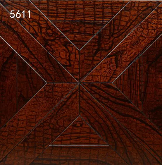 ワニ穀物のフロアリングエルム木の床のファッション豪華なアートパネル家の装飾の壁紙広葉樹パラケットタイルinlaidマシュトリーパネル