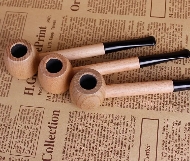 Il nuovo filtro a fondo tondo in legno vigorosamente Seaman Mini Pipe Hammer Straight Men Smoking