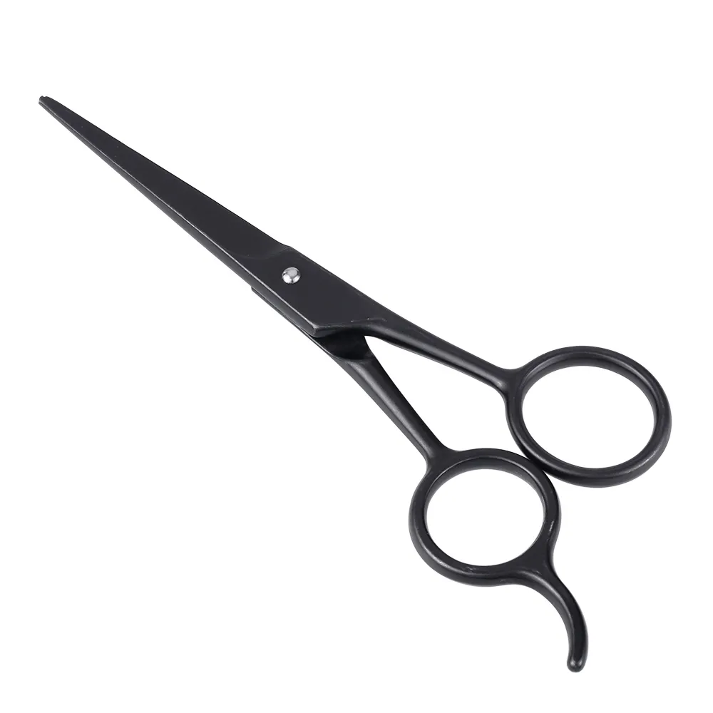 Roestvrijstalen baardschaar voor kapper Home Gebruik zwarte mini -maat scheerbaard baard Trimmer wenkbrauw knal snor scissor2761786