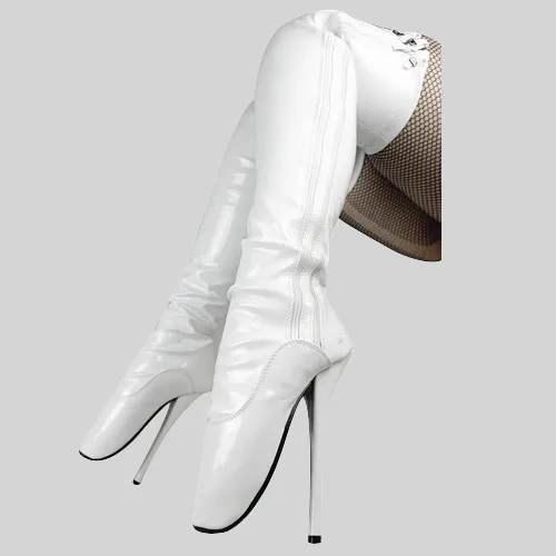 Giaro thigh boots TRINKET in beige suede with 12cm heels - Shoebidoo Shoes  | Giaro high heels