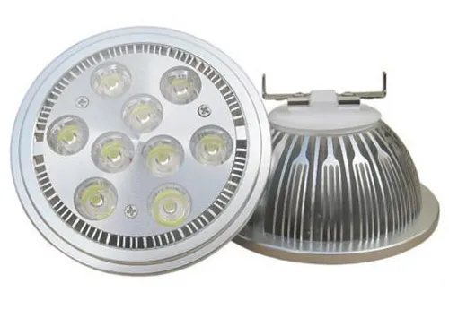 DHL High Power Led Lamp 21W 27W Dimmable AR111 E27 G53 GU10 LED lighting bulb Spotlight AC 85-265V Led down lights